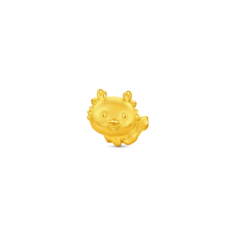 生肖龍999足金工藝精品串飾