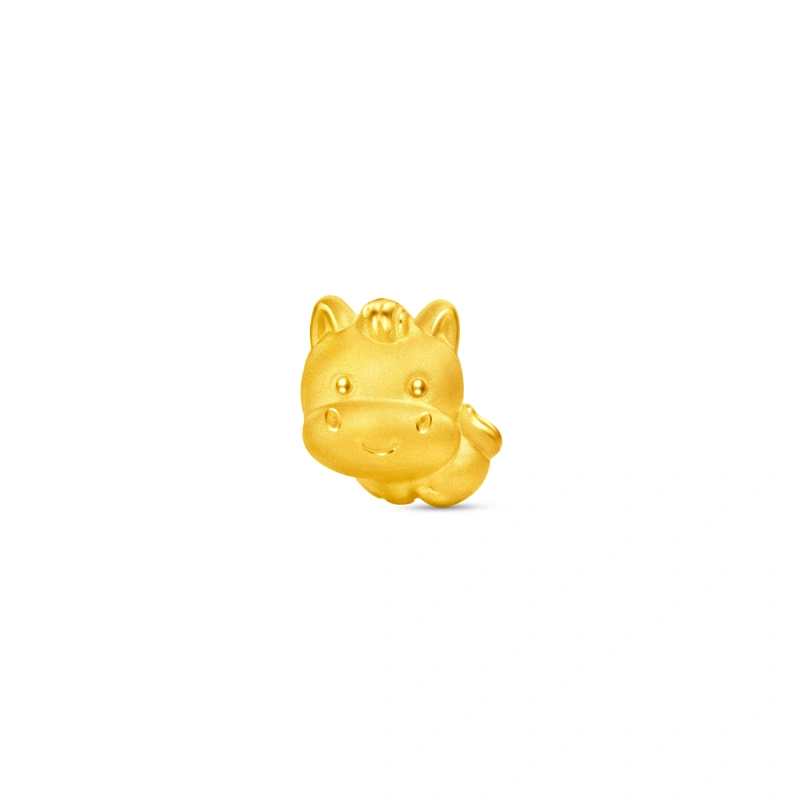 生肖馬999足金工藝精品串飾