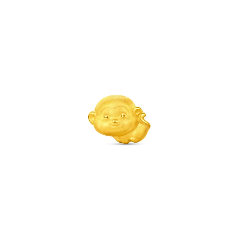 Monkey 999 Gold charm