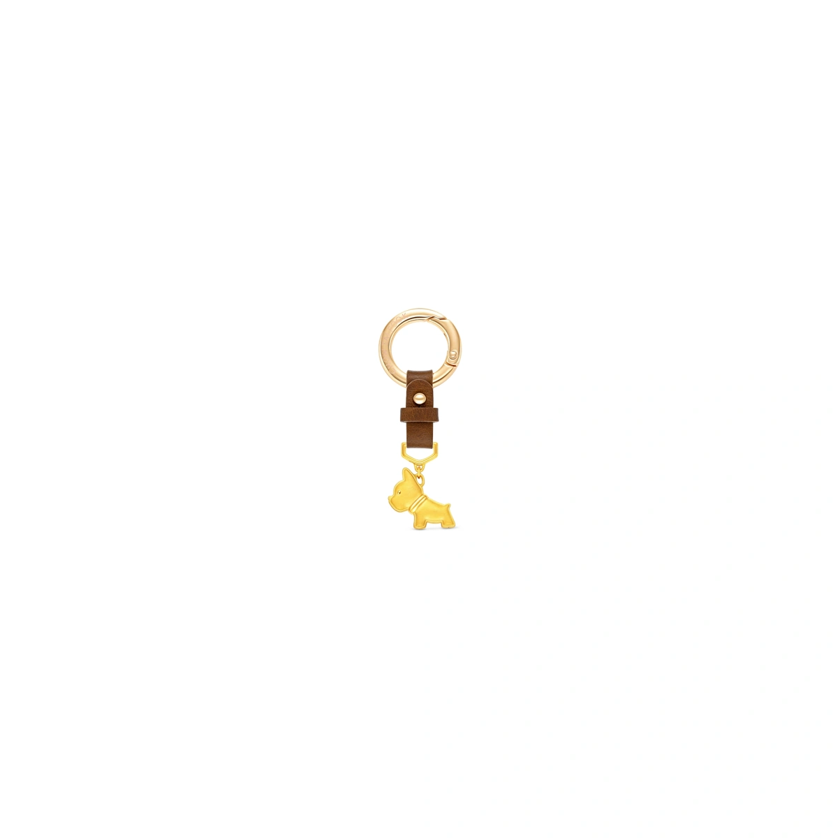 Bulldog 999 Gold pendant