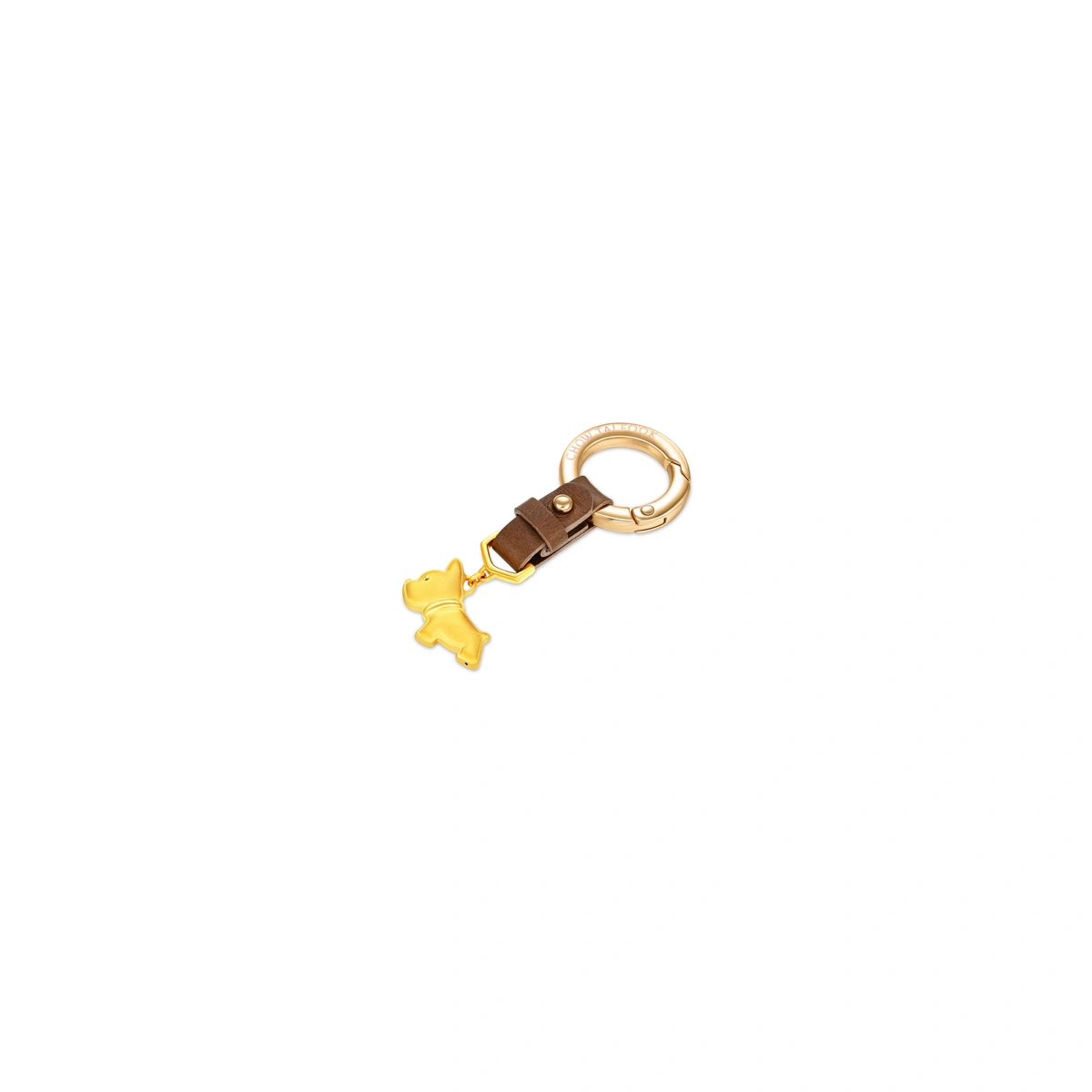 Bulldog 999 Gold pendant