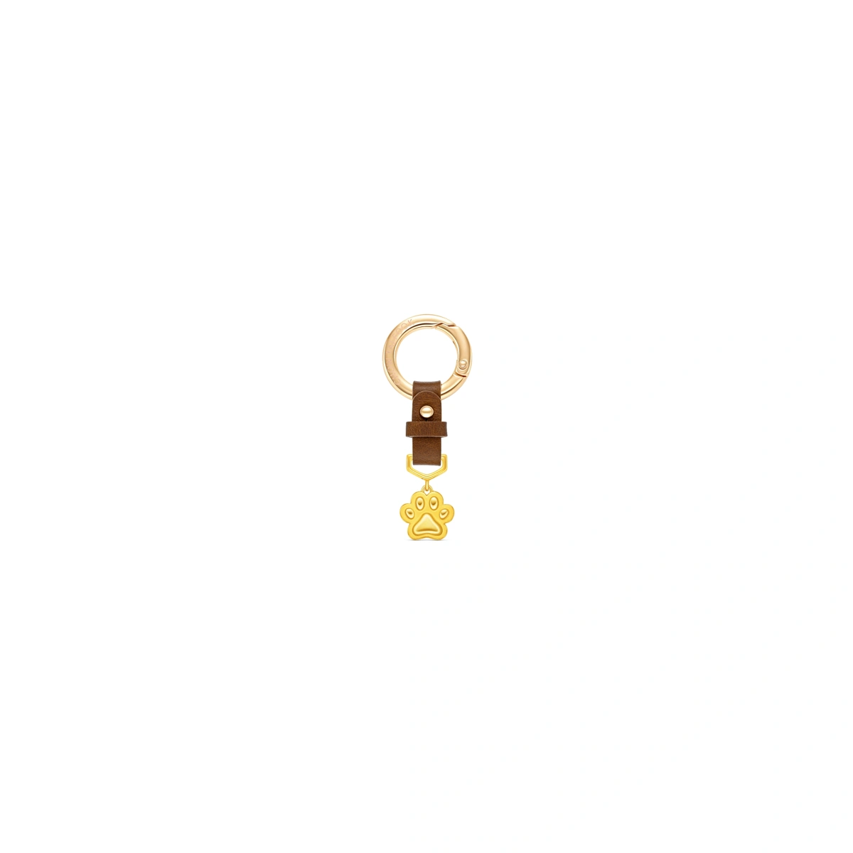 Dog Paw 999 Gold pendant