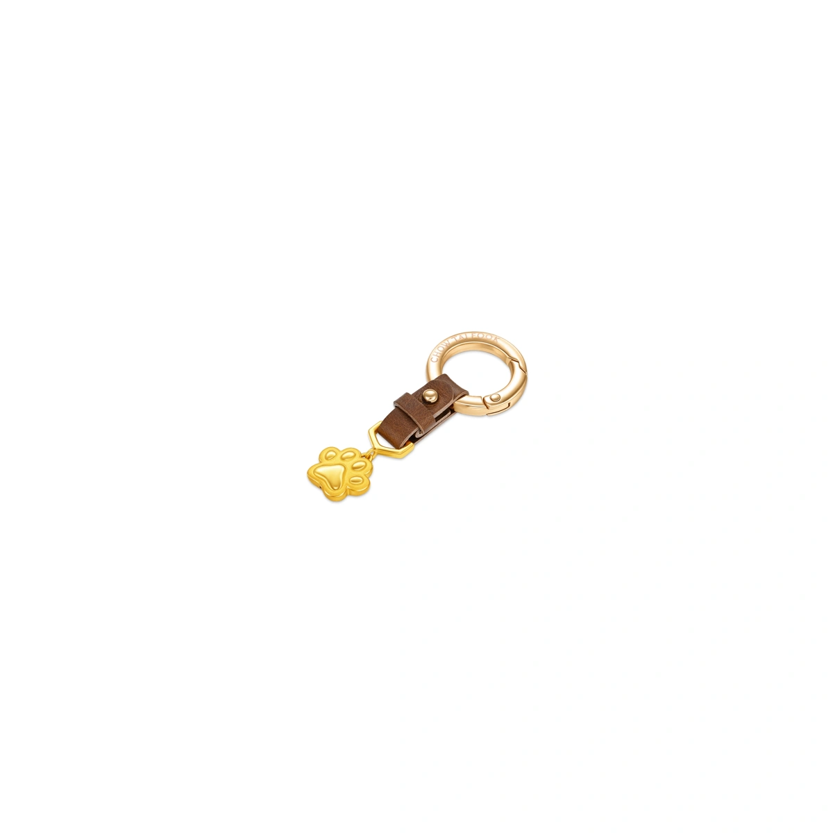 Dog Paw 999 Gold pendant