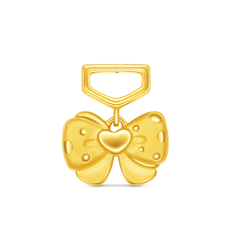 Ribbon 999 Gold pendant