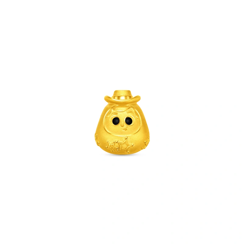 999 Gold charm