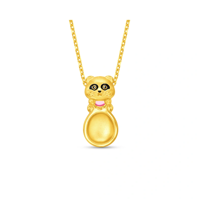 熊貓999足金工藝精品吊墜