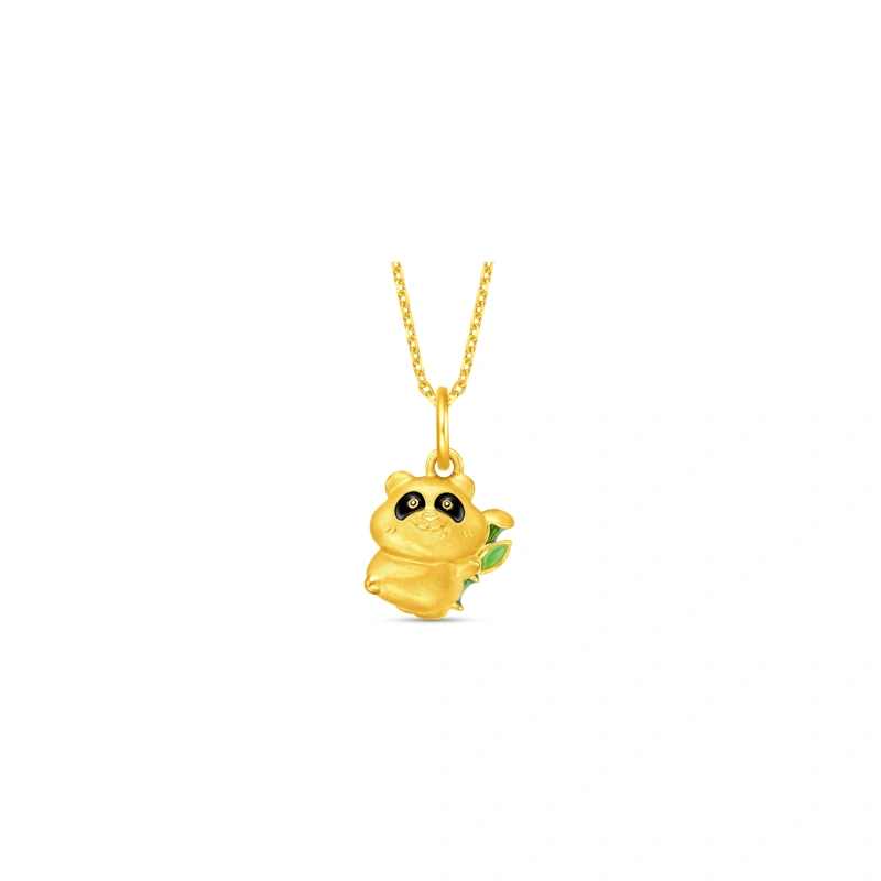 Panda 999 Gold pendant
