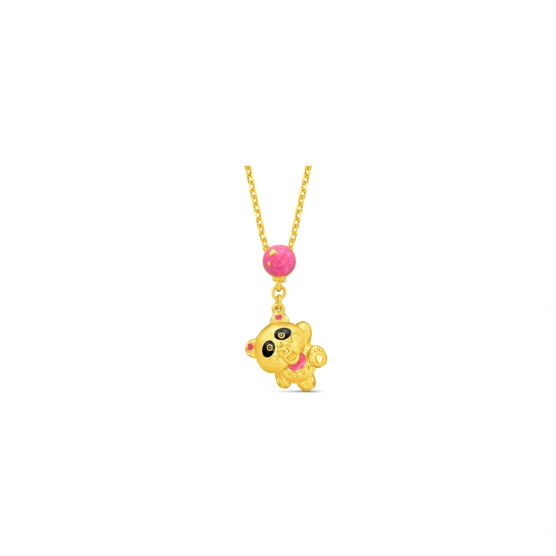 Panda 999 Gold pendant