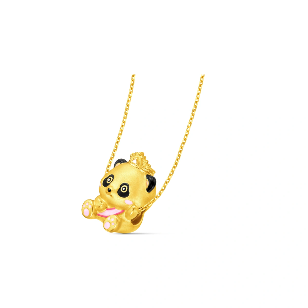 Panda 999 Gold charm