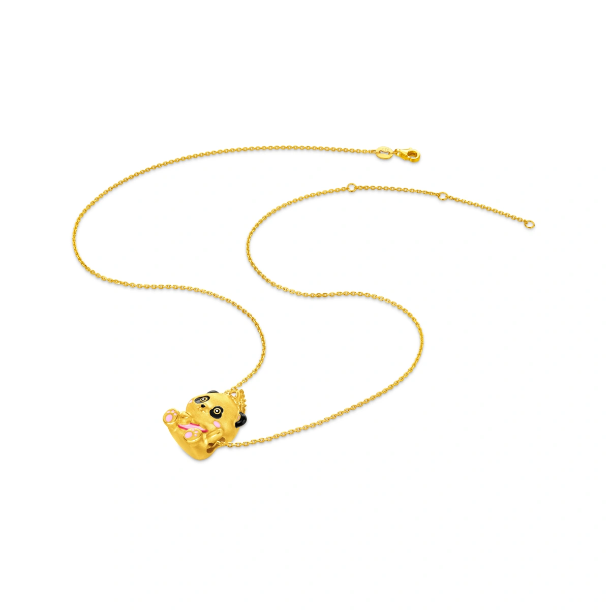Panda 999 Gold charm