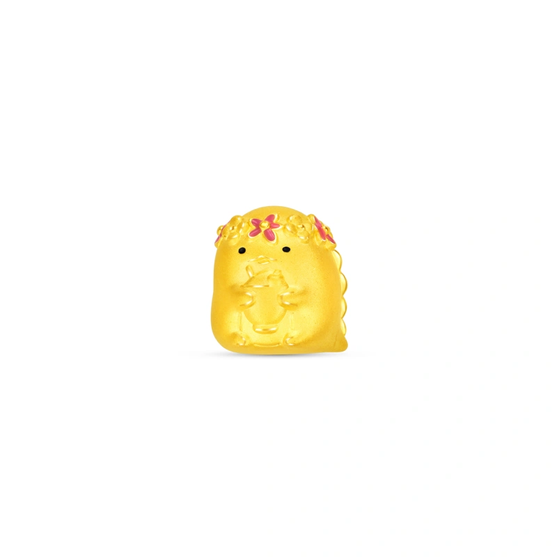 假日系列 &ndash; 蜥蜴999足金工藝精品串飾