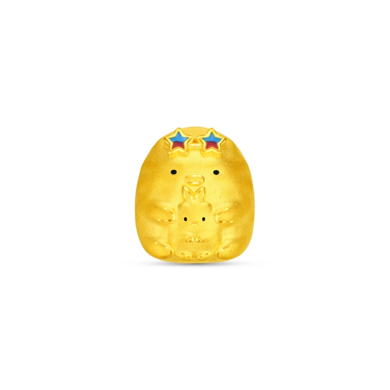 假日系列 – 炸豬排與炸蝦尾999足金工藝精品串飾