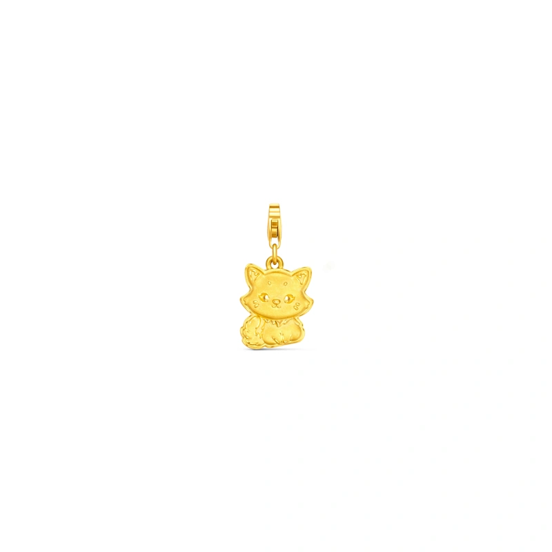 Persian Cat 999 Gold pendant