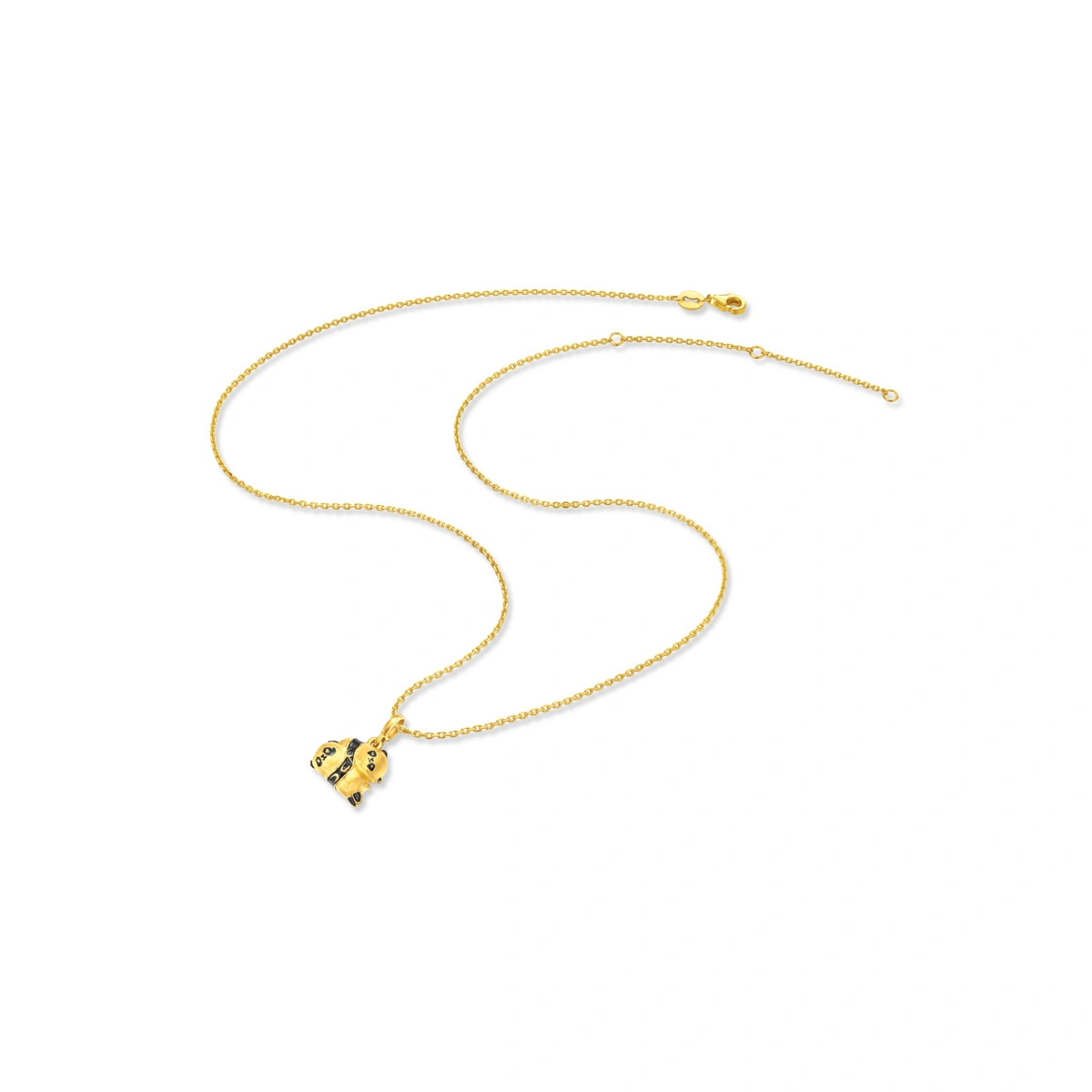 「家姐細佬」999足金工藝精品吊墜