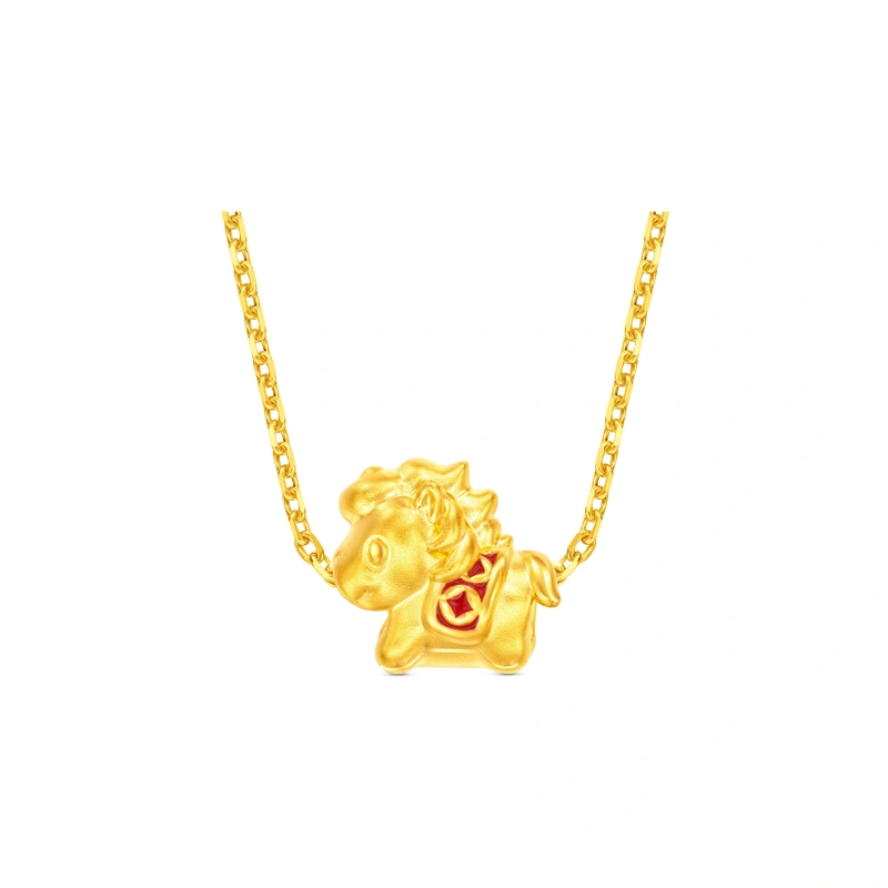 999 Gold charm
