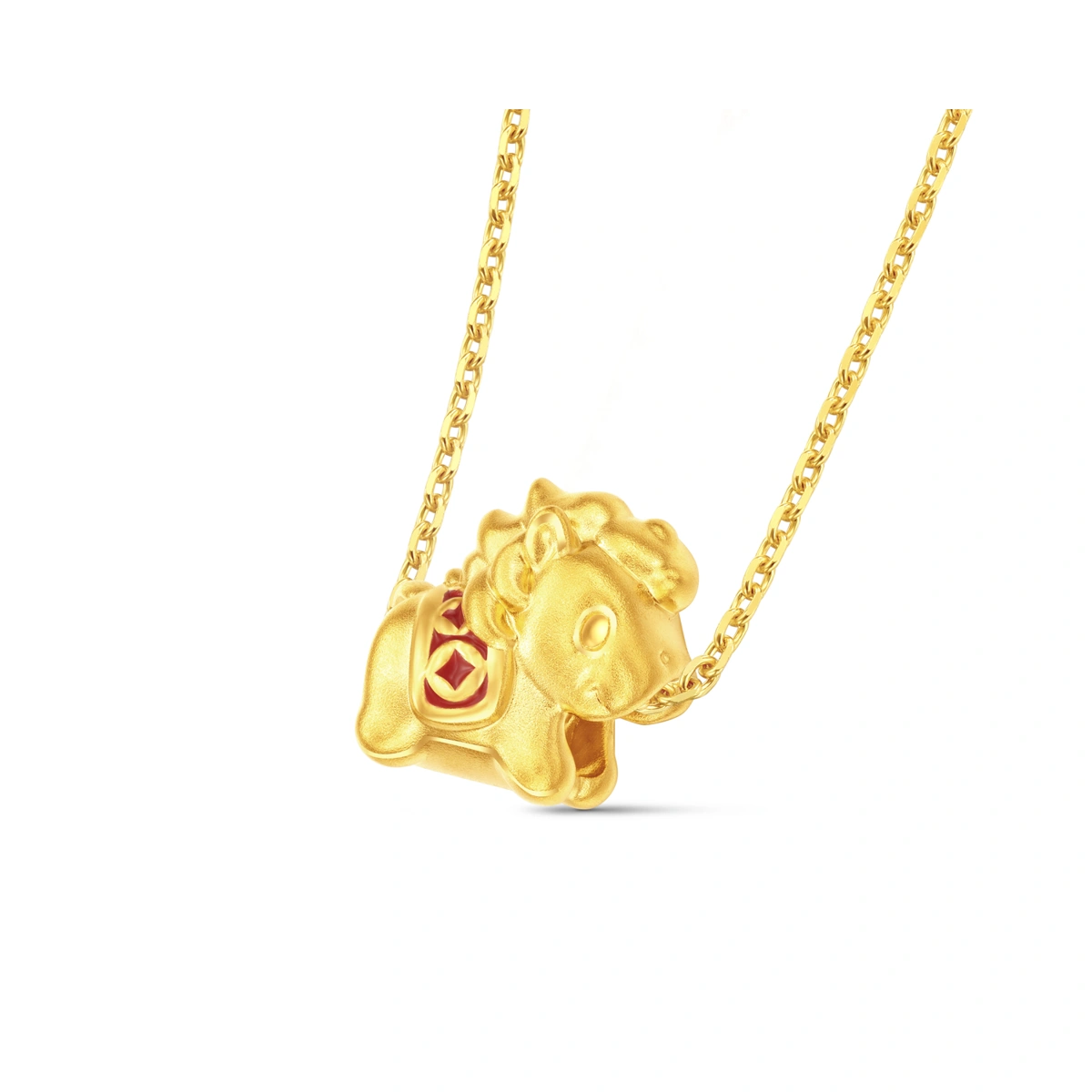 999 Gold charm