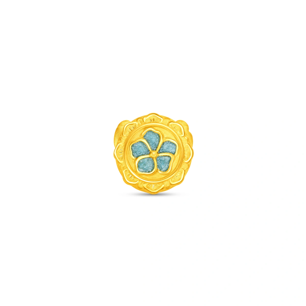 999 Gold charm