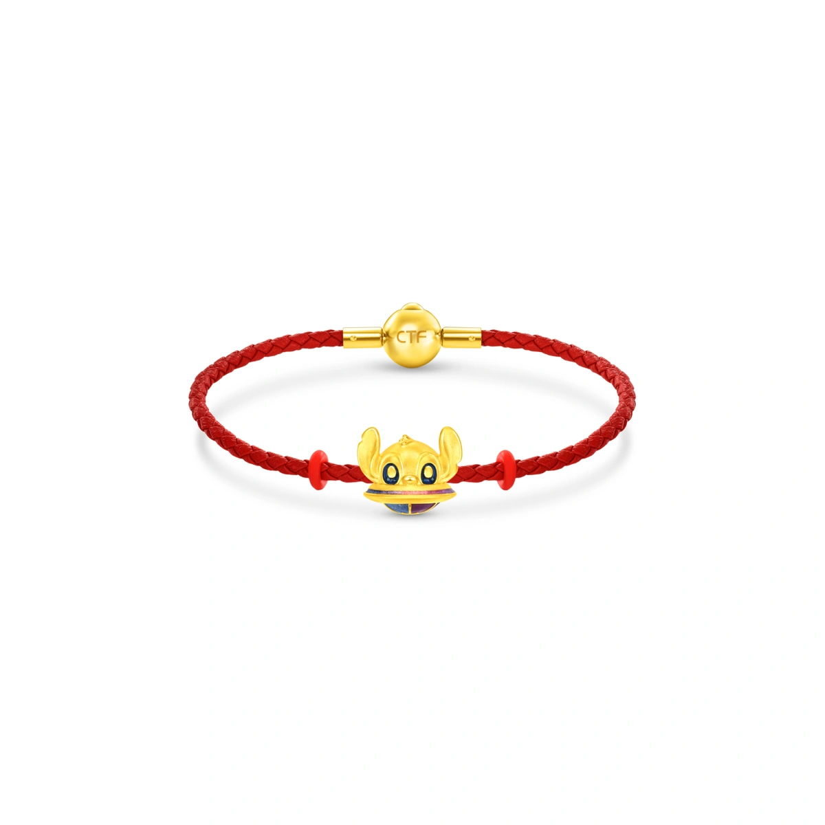 Stitch 999 Gold charm