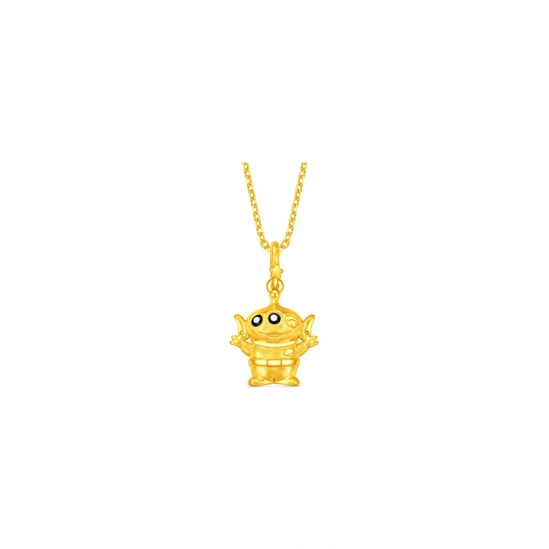 Alien 999 Gold pendant