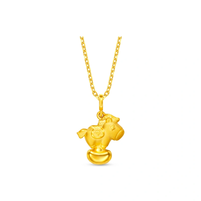 999 Gold pendant