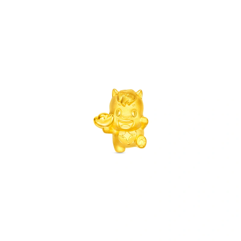 999 Gold charm