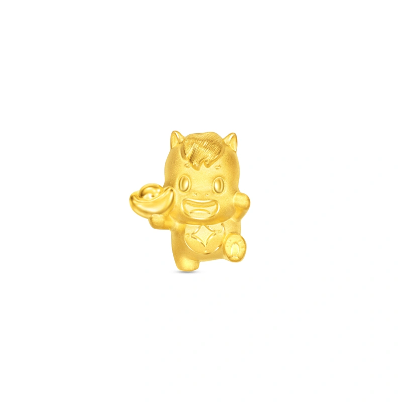 999 Gold charm