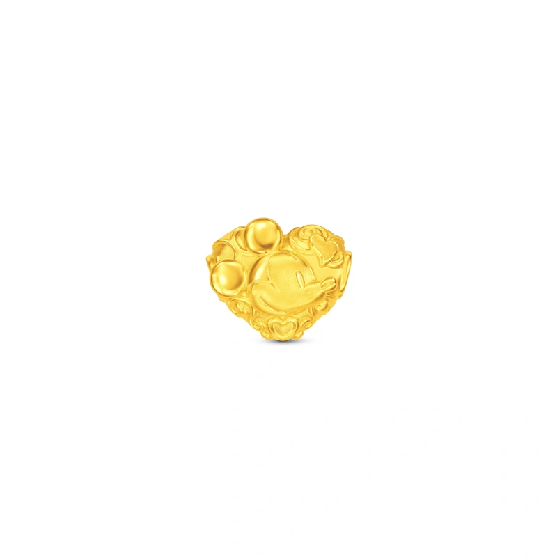 Mickey Mouse 999 Gold charm