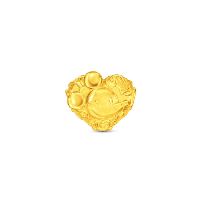 Mickey Mouse 999 Gold charm