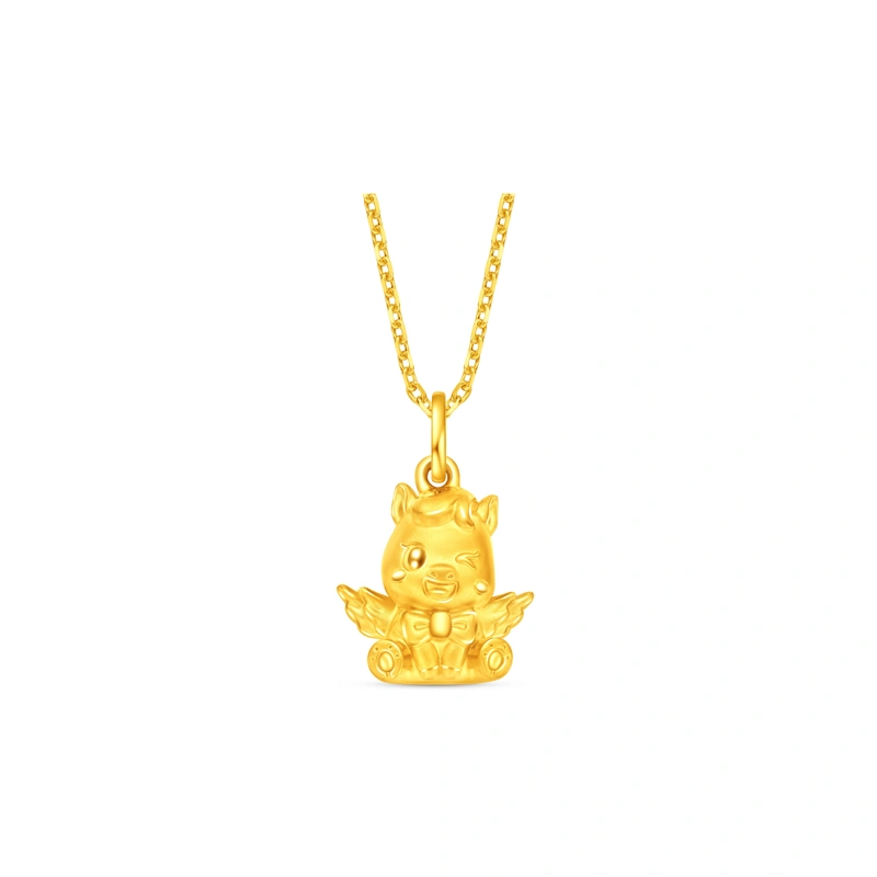 999 Gold pendant