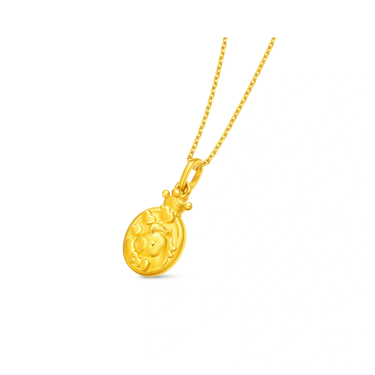 999 Gold pendant