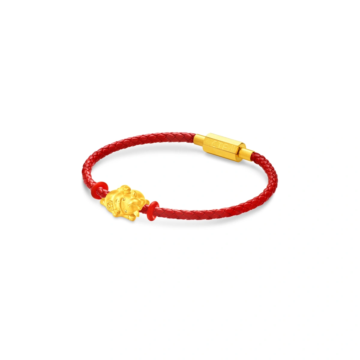 一字馬999足金工藝精品串飾