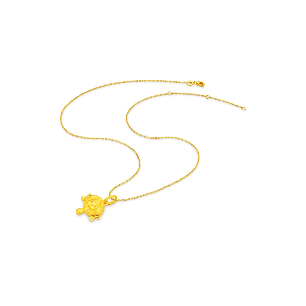 撥浪鼓999足金工藝精品吊墜