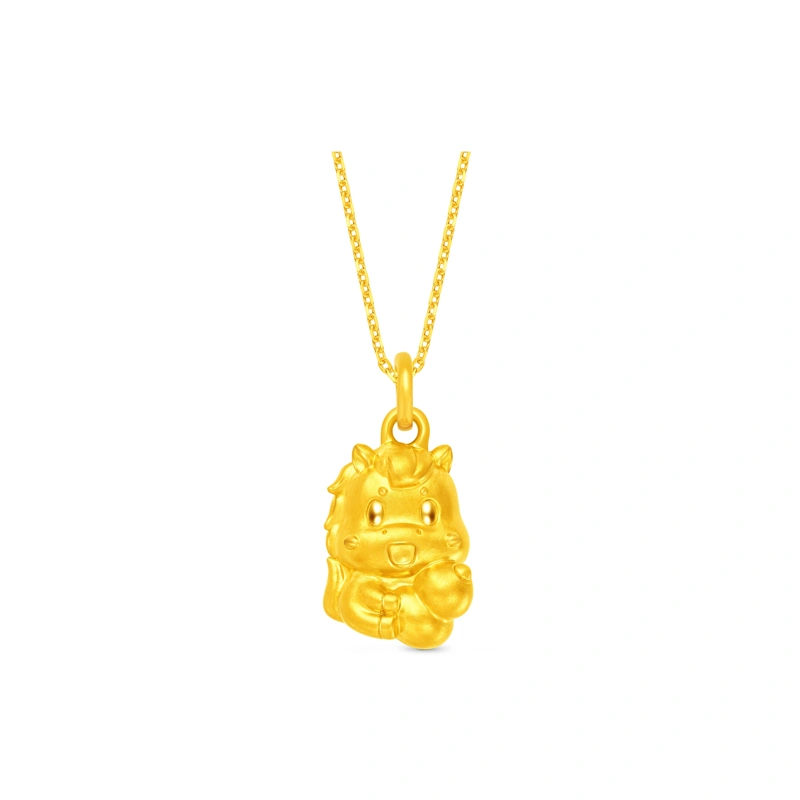 999 Gold pendant