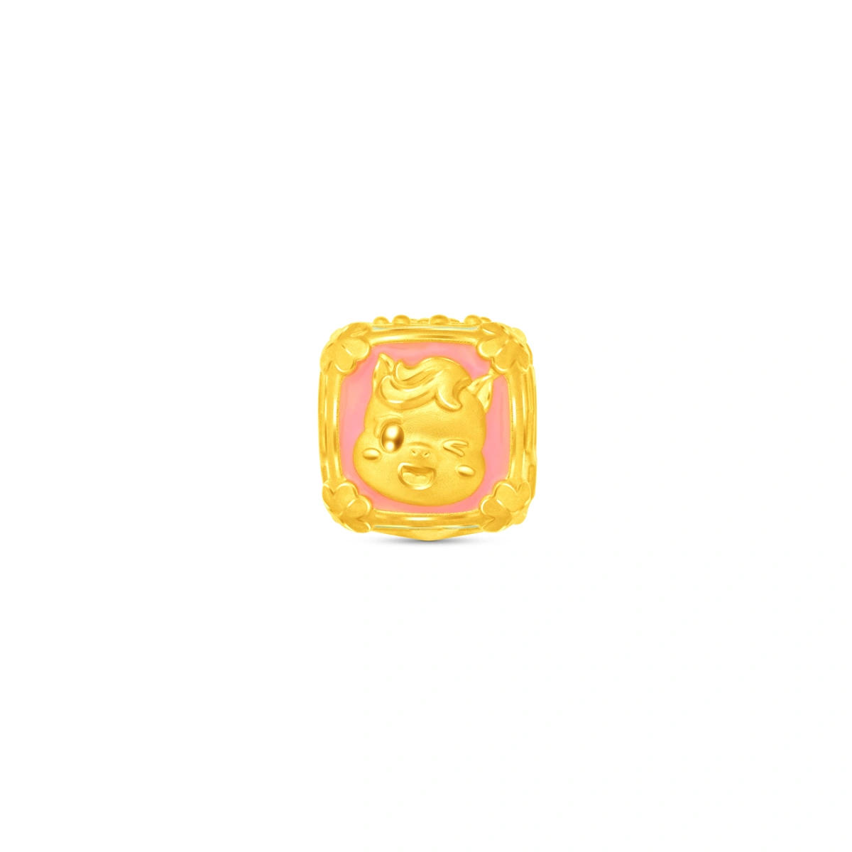 999 Gold charm