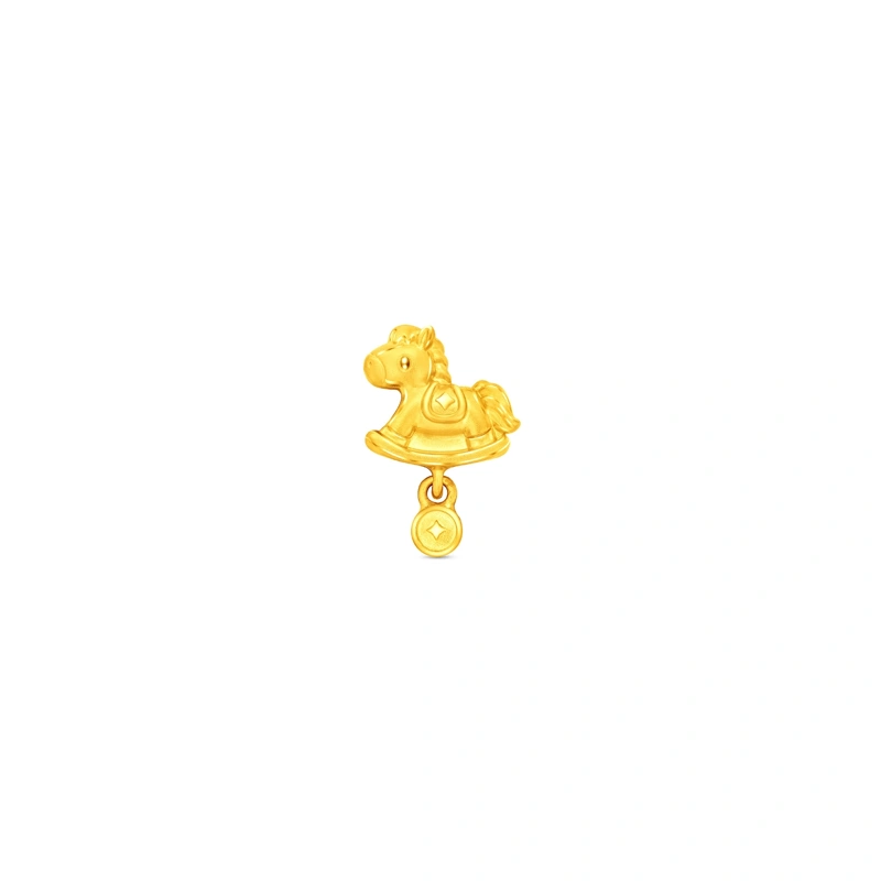 999 Gold charm