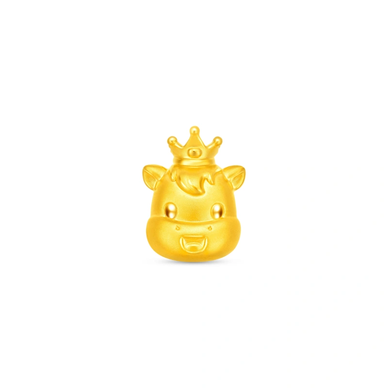 999 Gold charm