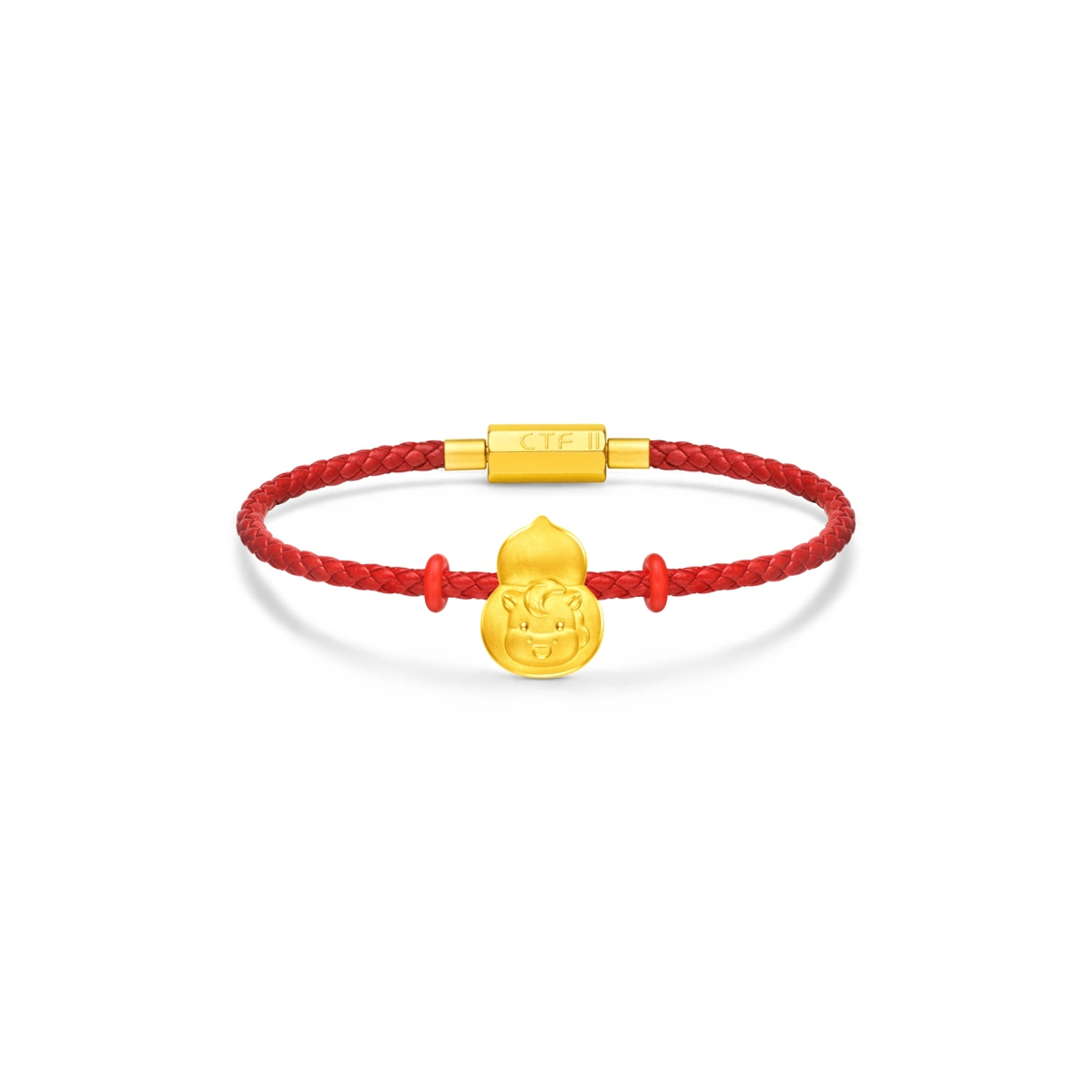 Horse with Gourd 999 Gold charm