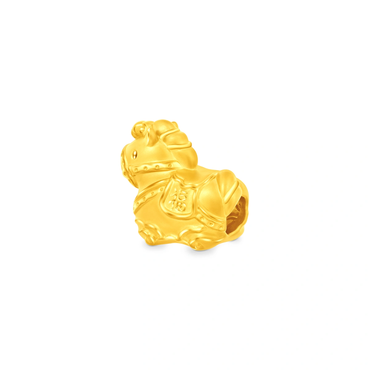 Fortune Horse 999 Gold charm