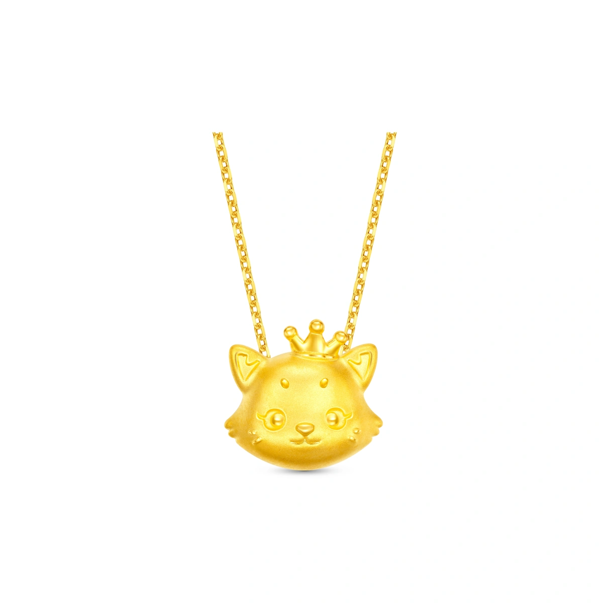 Cat 999 Gold charm