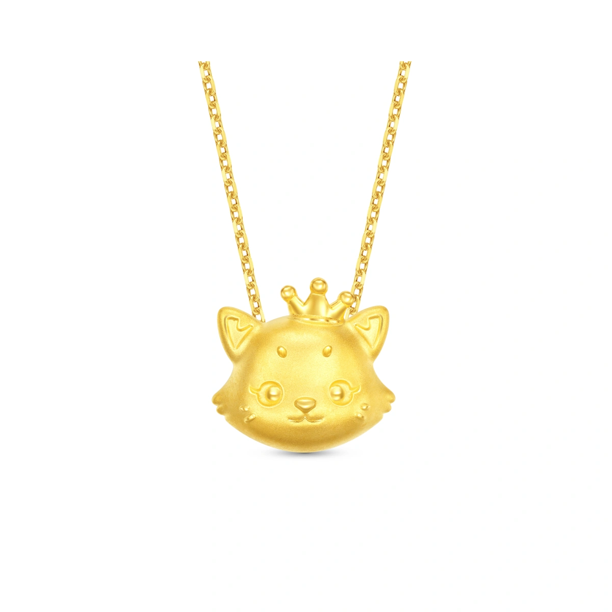 Cat 999 Gold charm