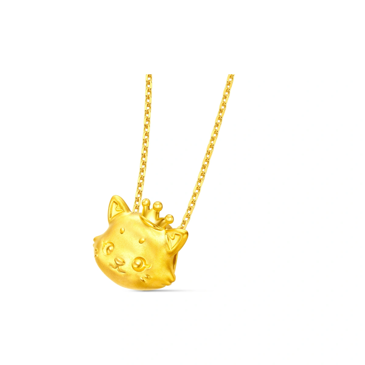 Cat 999 Gold charm