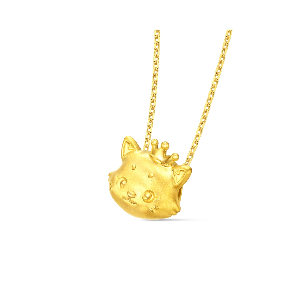 Cat 999 Gold charm