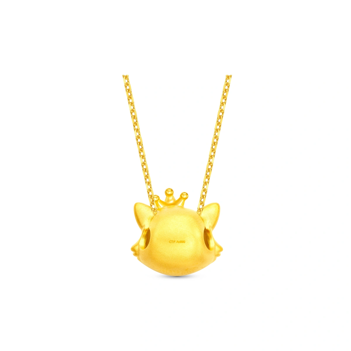 Cat 999 Gold charm