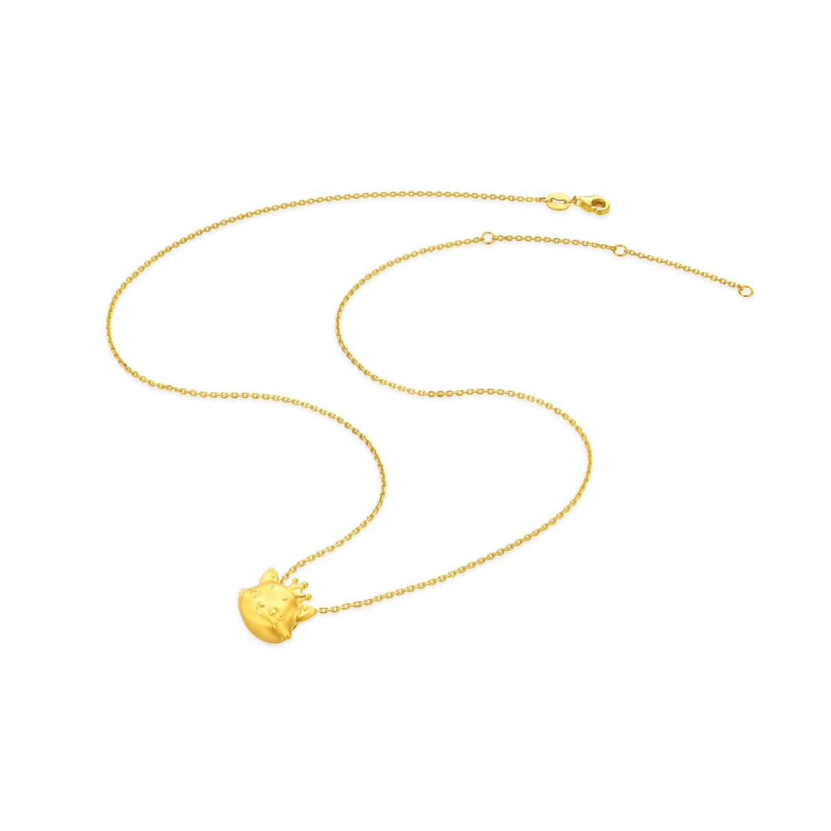 Cat 999 Gold charm