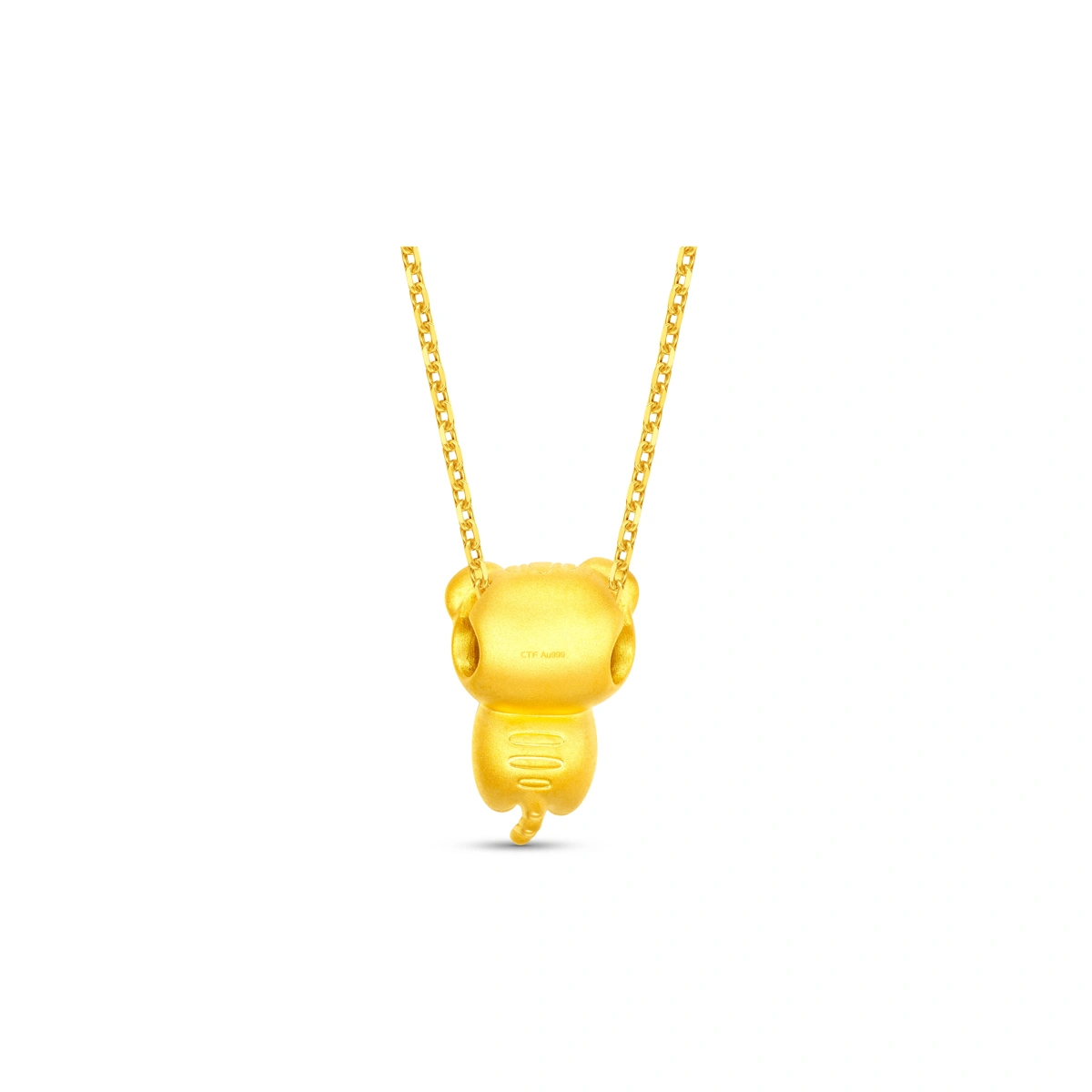 Cat 999 Gold charm