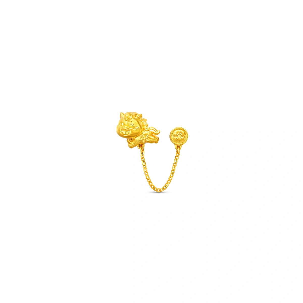 999 Gold charm