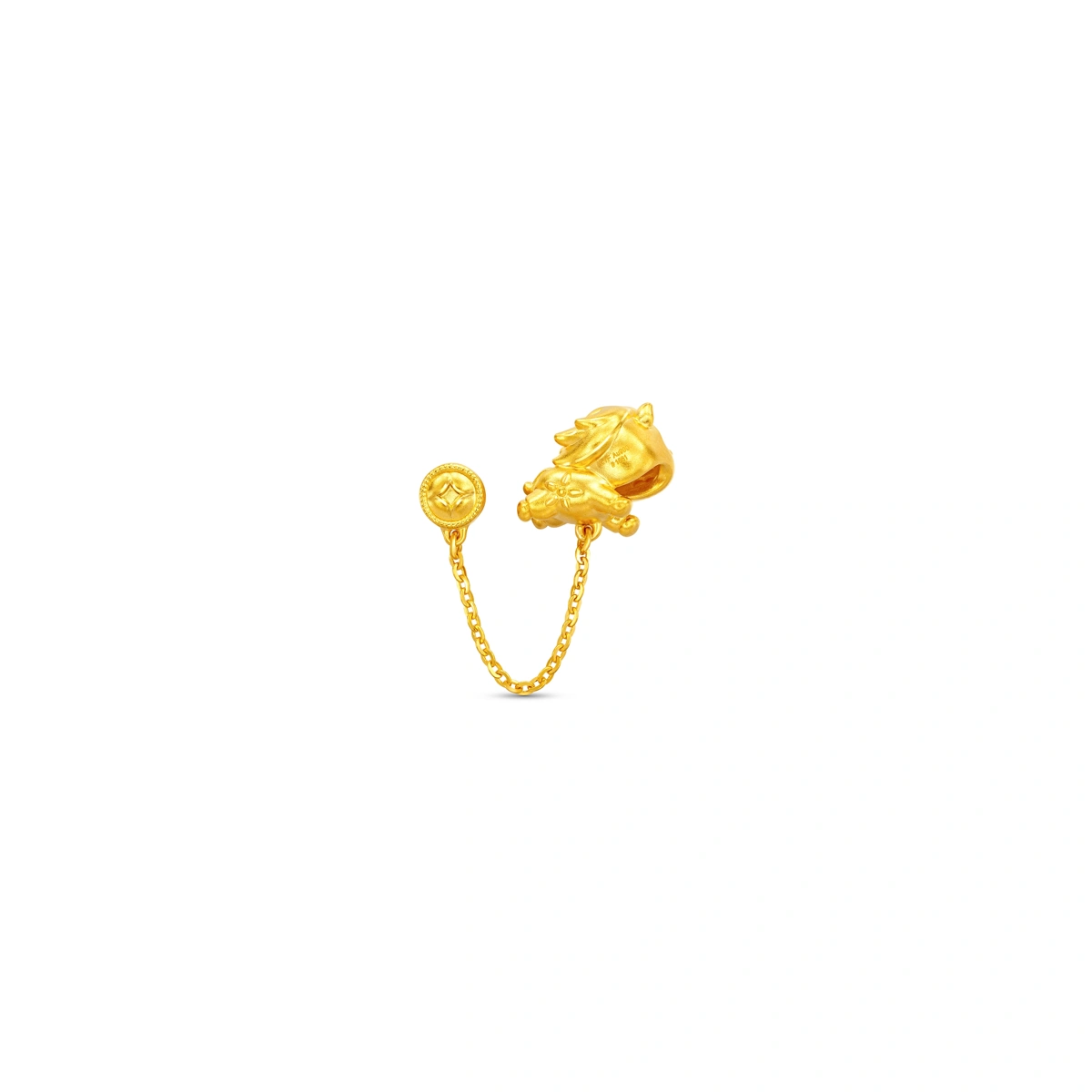 999 Gold charm