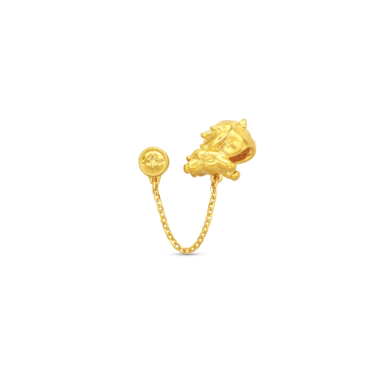 999 Gold charm