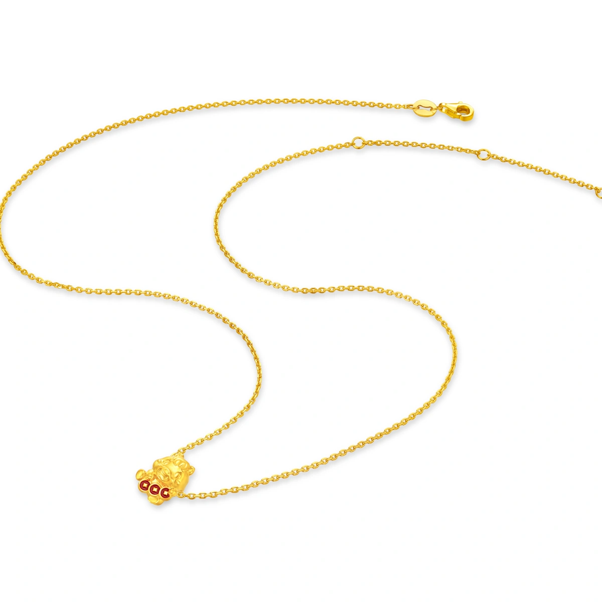 999 Gold charm