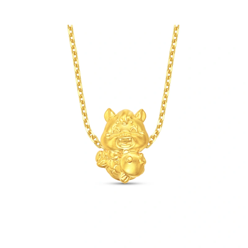 999 Gold charm